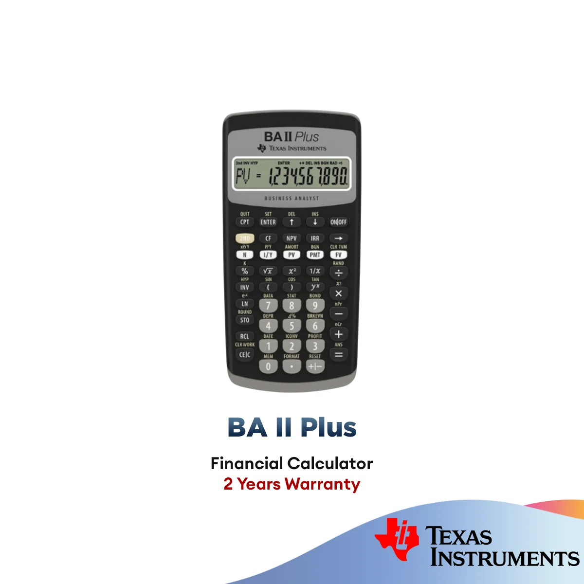 Texas Instruments BA II Plus Financial Calculator