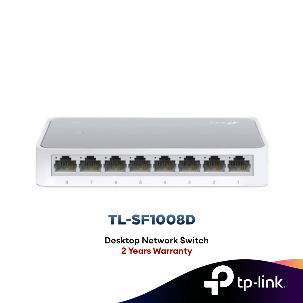 TP-LINK TLSF1008D 8-Port Desktop Network Switch
