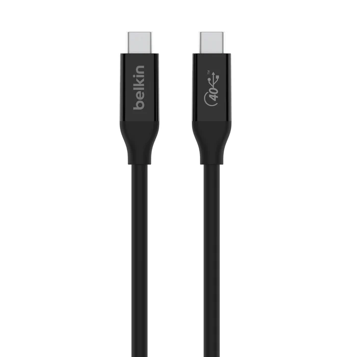 Belkin INZ001bt0.8MBK USB4 Cable, 100W + 40Gbps