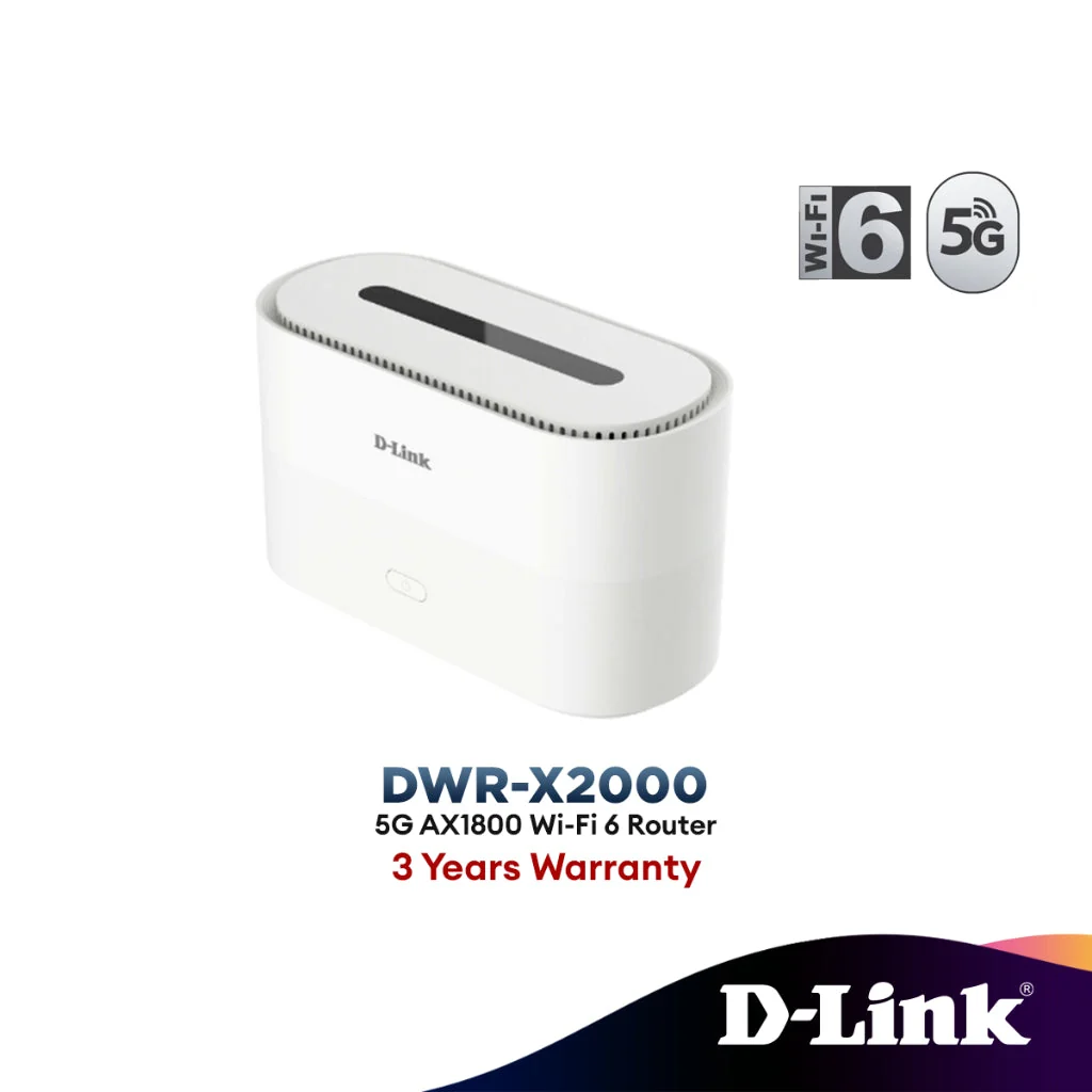 D-Link DWR-X2000 Wi-Fi 6 Router 5G AX1800