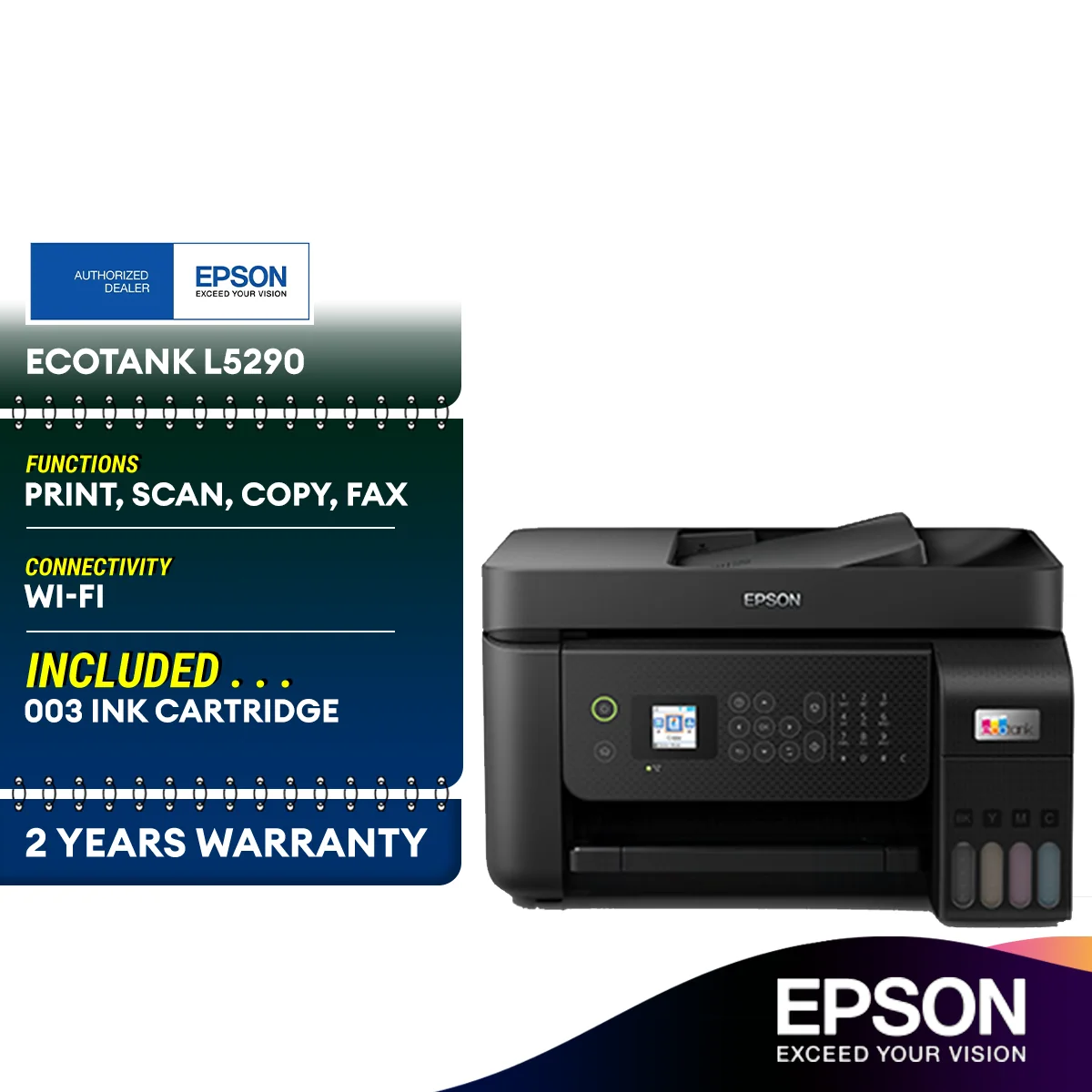 Epson EcoTank L5290 A4 Wi-Fi All-in-One Ink Tank Printer with ADF