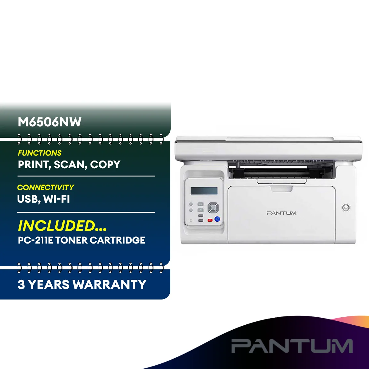 Pantum M6506NW Monochrome Laser Printer