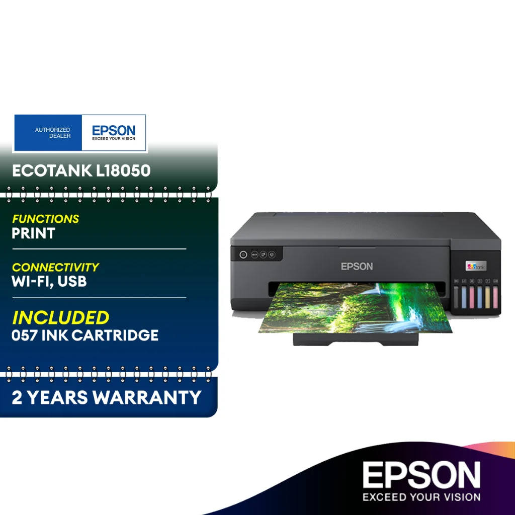 Epson L18050 / Epson L8050 EcoTank Ink Tank Printer A3 Printer Replacement For L805 L1800
