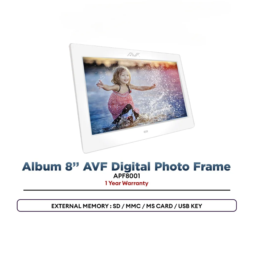 Album 8" AVF Digital Photo Frame APF8001