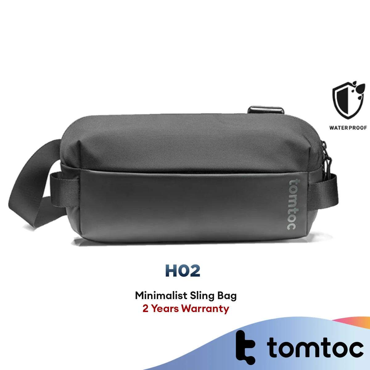 Tomtoc H02 Premium Minimalist Sling Bag / Water-Resistant bag/ Crossbody Bag / Shoulder Bag / Chest Bag