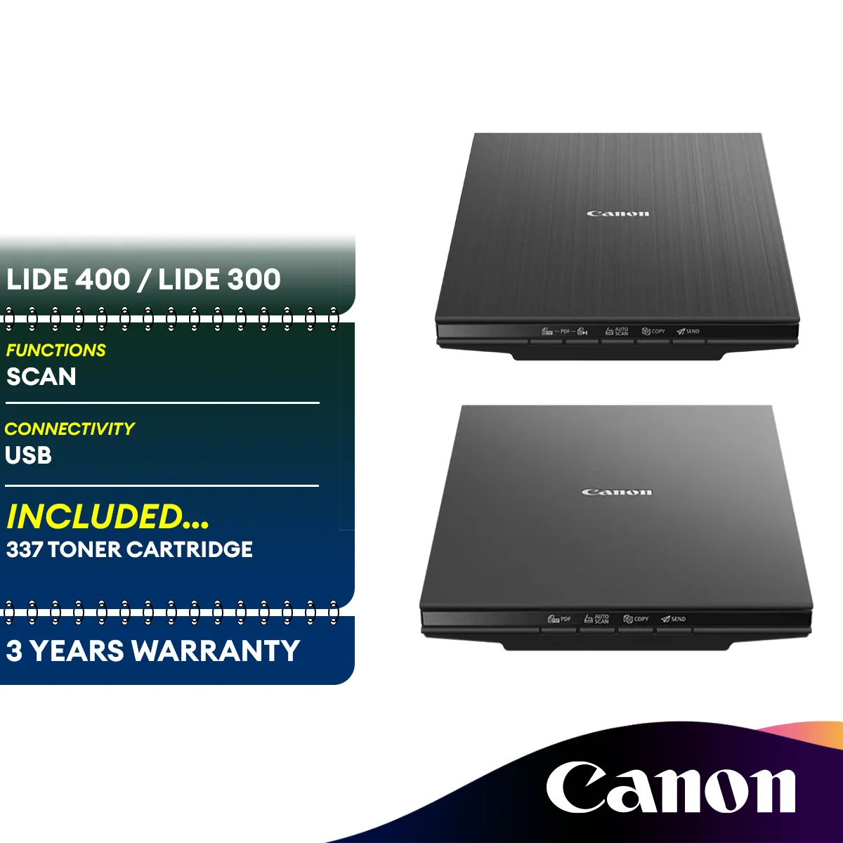 Canon LiDE 300/400 Compact Flatbed Scanner