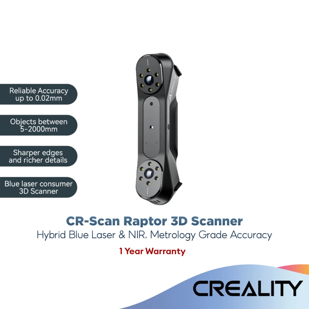 Pre-Order | Creality CR-Scan Raptor 3D Scanner
