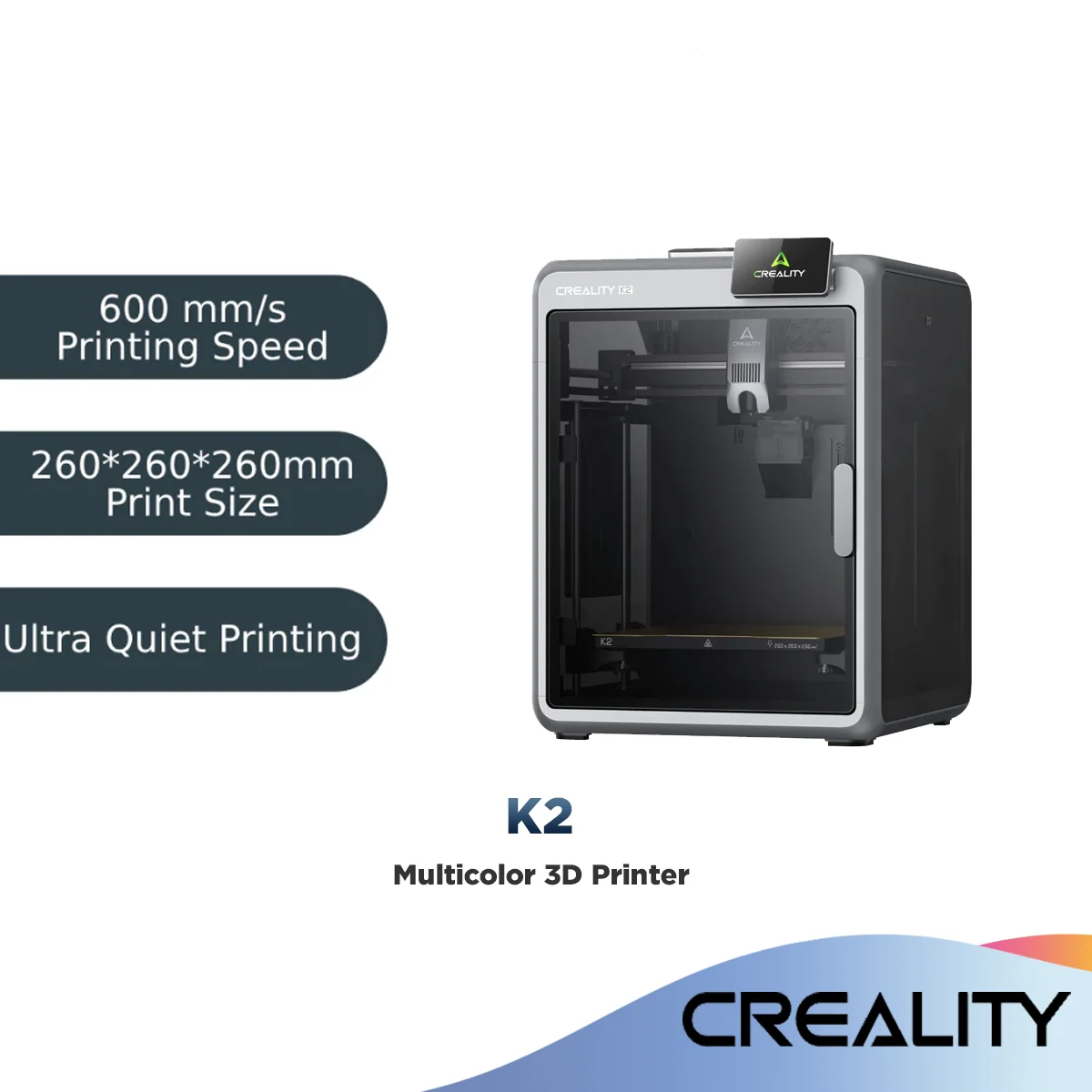 Pre-Order | Creality K2 (Printer Only) Multicolor 3D Printer with Wi-Fi (2.4G), USB Drive
