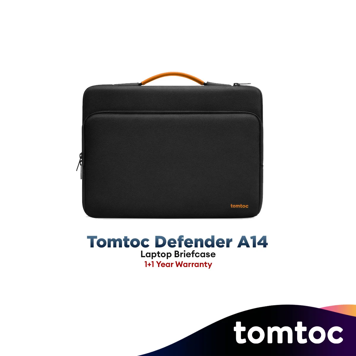 Tomtoc Defender A14 Laptop Sleeve 16 Inch 360 Protective Laptop Briefcase Bag Water Resistant MacBook Sleeve