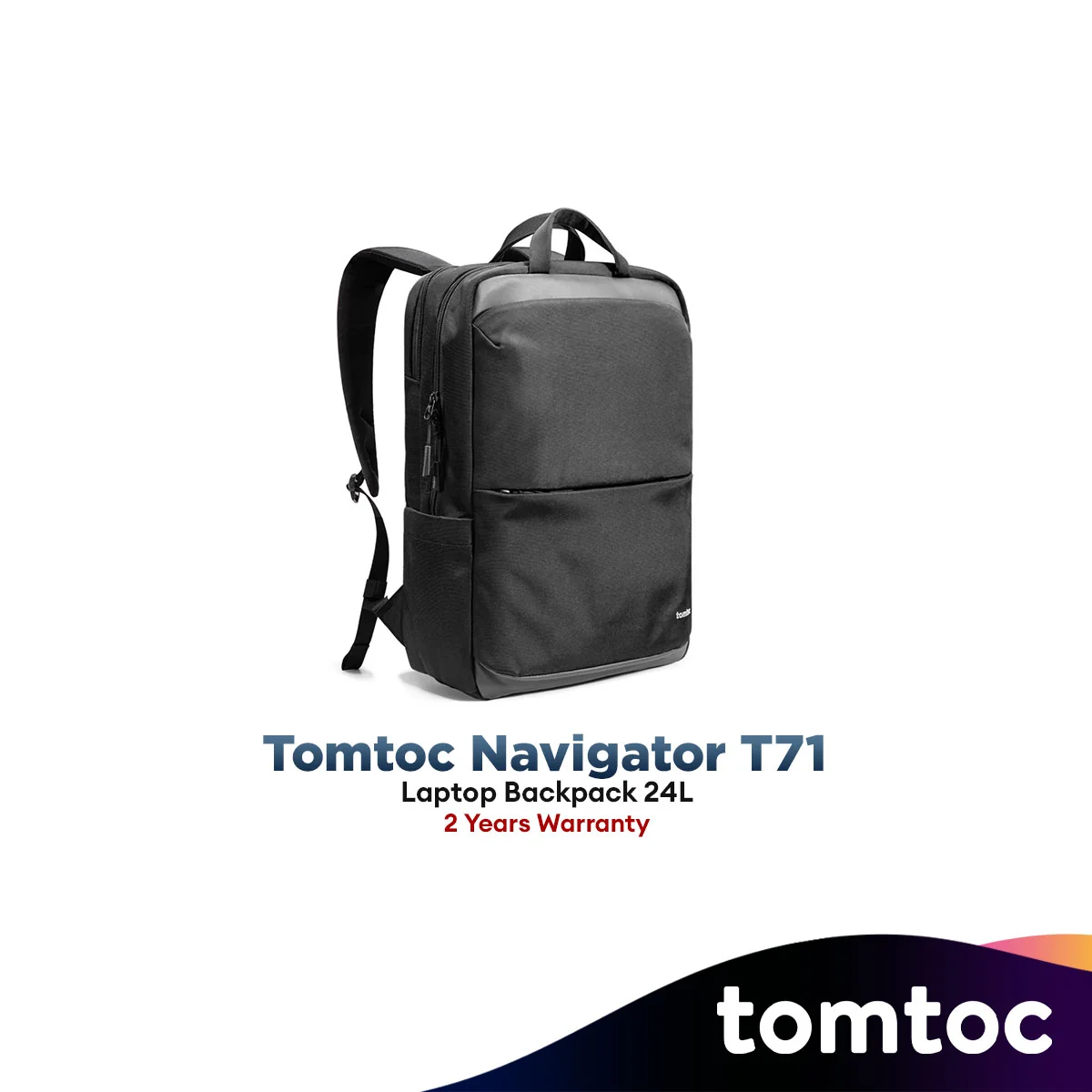Tomtoc T71 Navigator Laptop Backpack 24L Office Bag Men Bagpack MacBook Bag