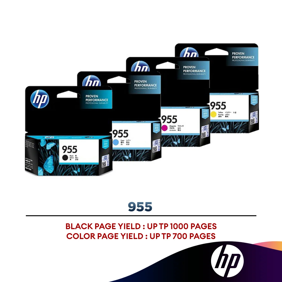 HP 955 Ink Cartridge (Black/Cyan/Magenta/Yellow)