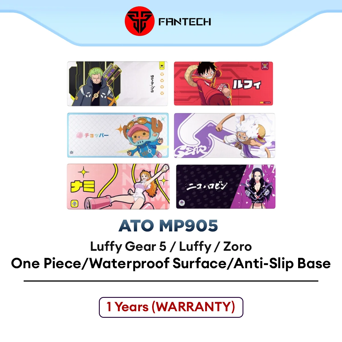 Fantech ATO MP905 One Piece Deskmat 900x400mm Anti-Fray Edge Stitching/Anti-slip base Gaming Mousepad