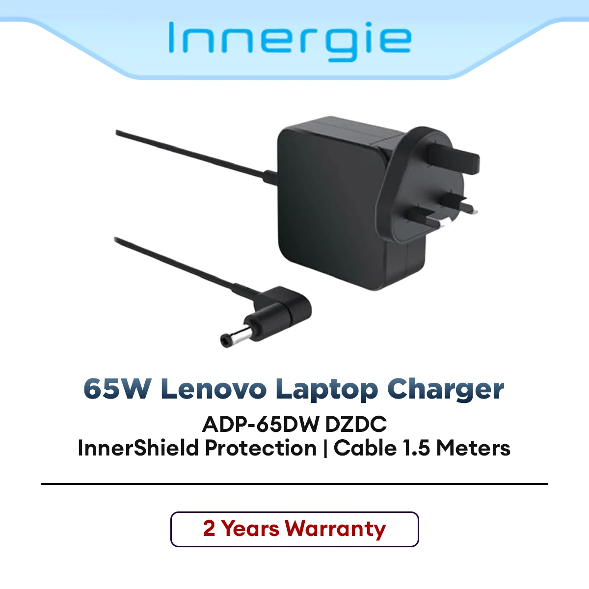 Innergie Laptop Power Adapter / Charger 65W for Lenovo Laptop Fast Stable Charging (ADP-65DW DZDC)