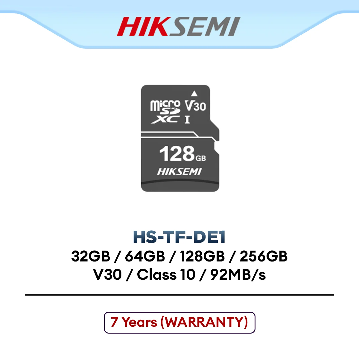 Hiksemi Neo Series for WiFi Camera V30 Class 10 Micro SD Memory Card 92MB/s (32GB / 64GB / 128GB / 256GB)