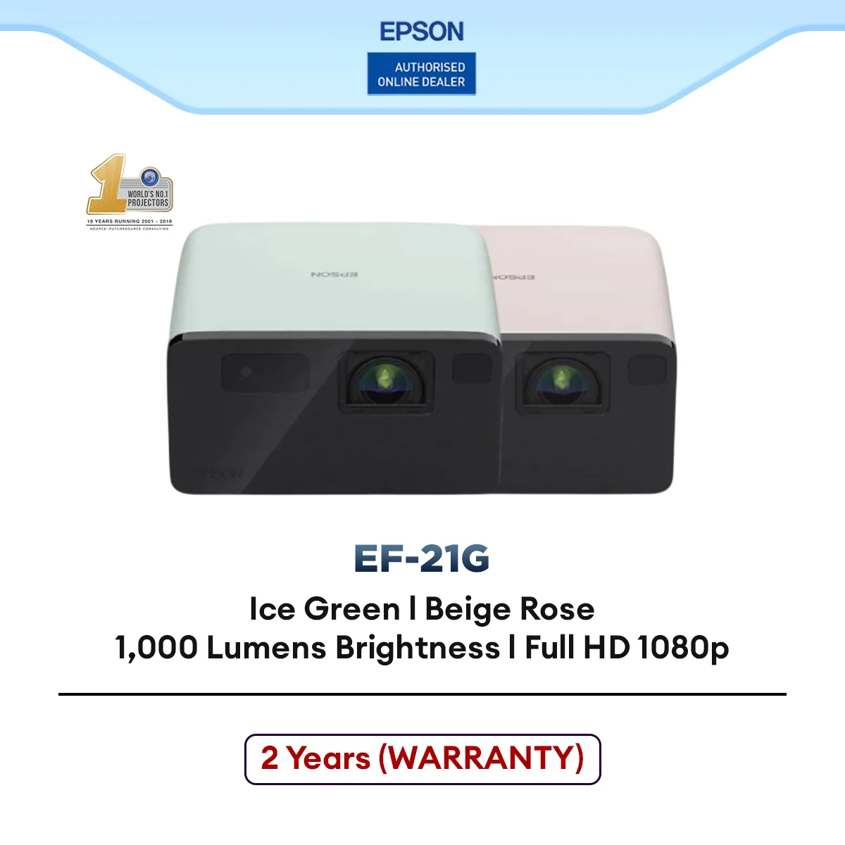Epson EpiqVision Mini EF-21G Smart Lifestyle Home Projector