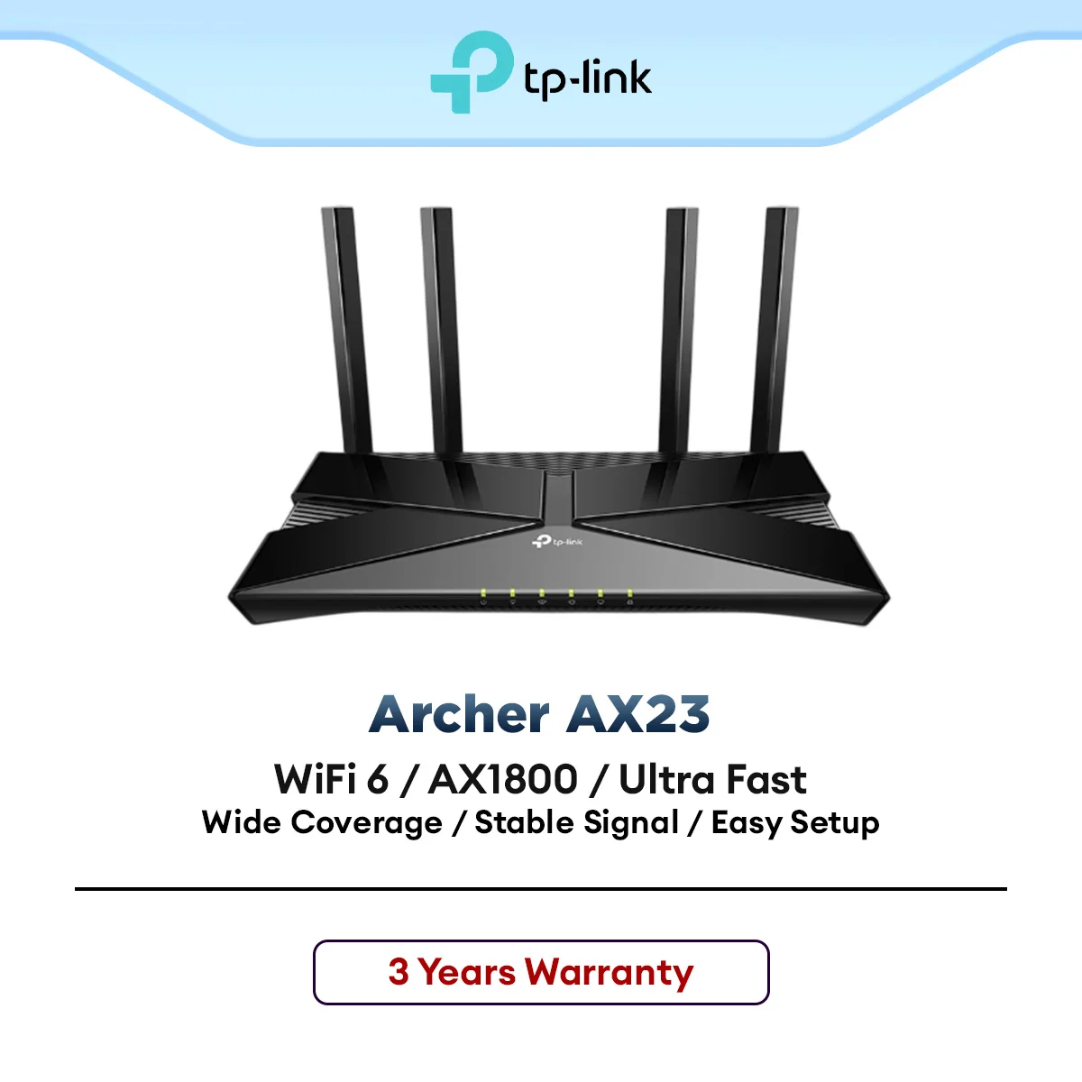 TP-Link Archer AX23 WL Wi-Fi 6 AX1800 Dual Band Router