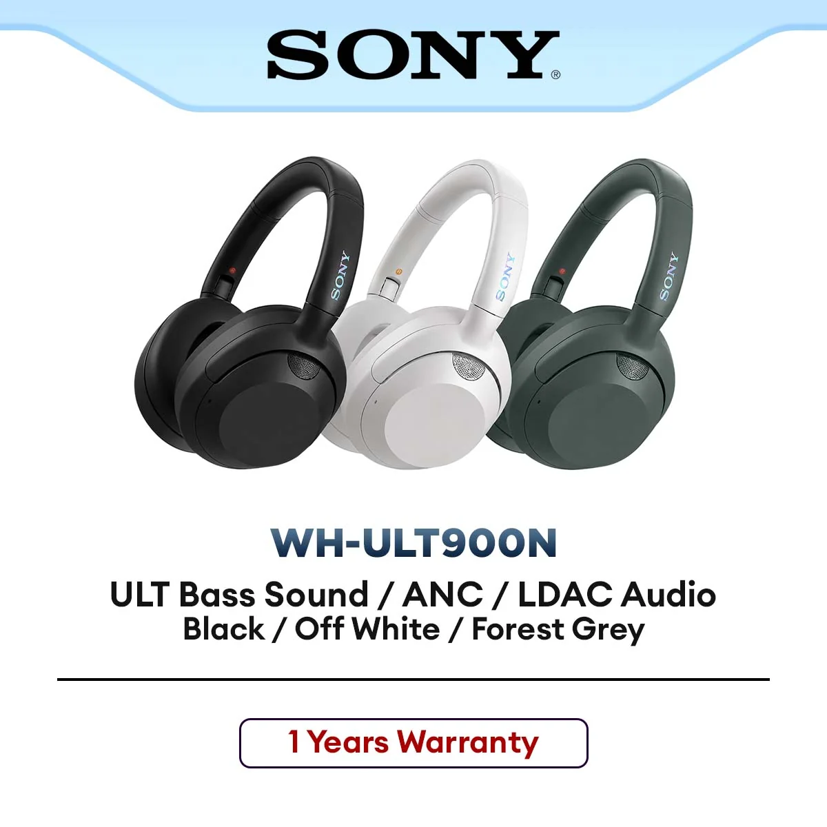 Sony WH-ULT900N ULT WEAR Noise Cancelling Headphones