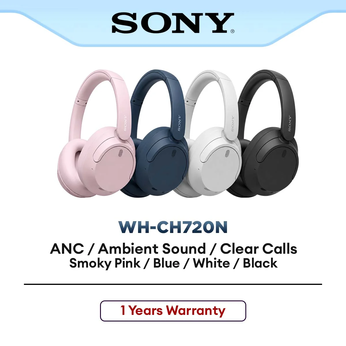 SONY WH-CH720N Wireless Noise Cancelling Headphone CH720 CH720N