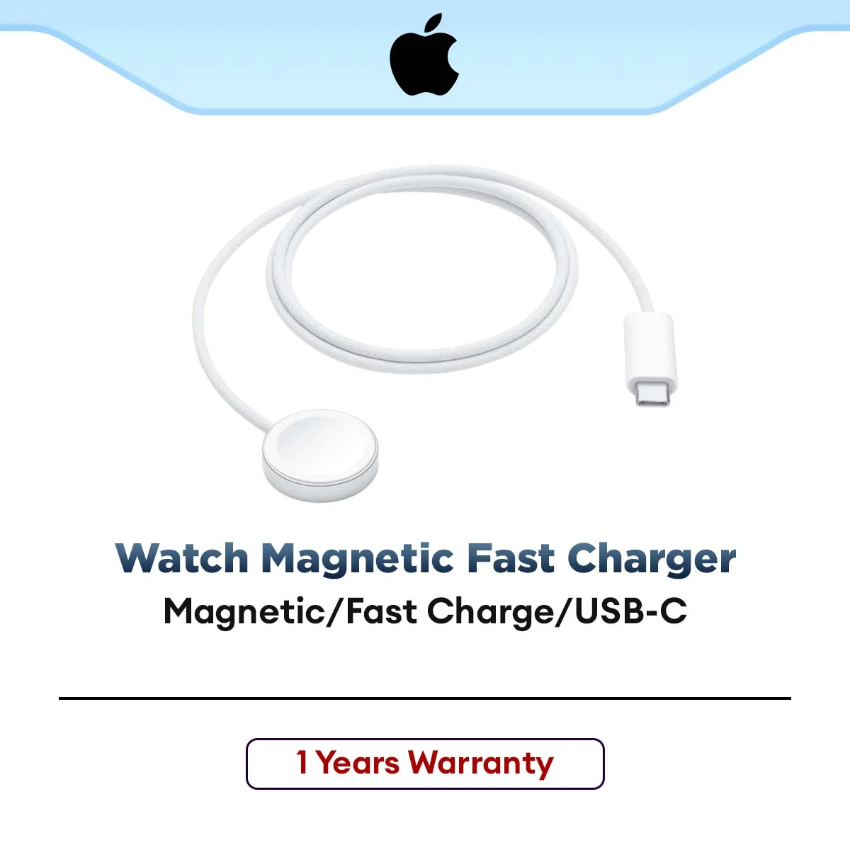 Apple Watch Magnetic Fast Charger to USB-C Cable (1 m)
