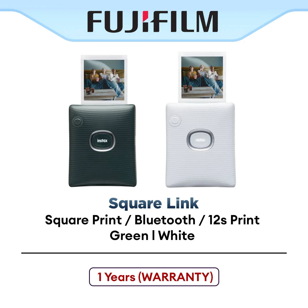 Fujifilm Instax Square Link Smartphone Photo Printer