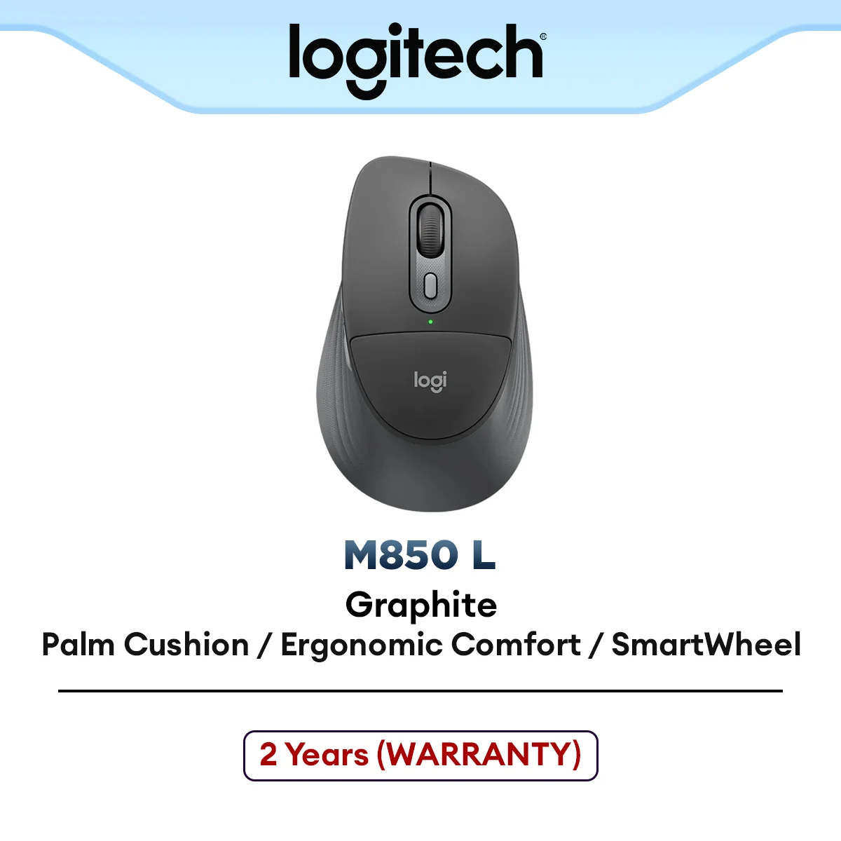 Logitech M850 L with Bluetooth/Signature Comfort/4000 DPI/Tracking technology/SmartWheel