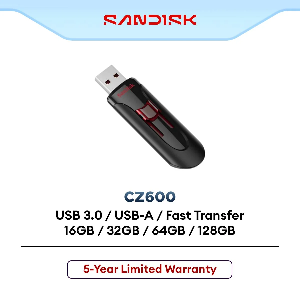 Sandisk Cruzer Glide 3.0 USB Flash Drive