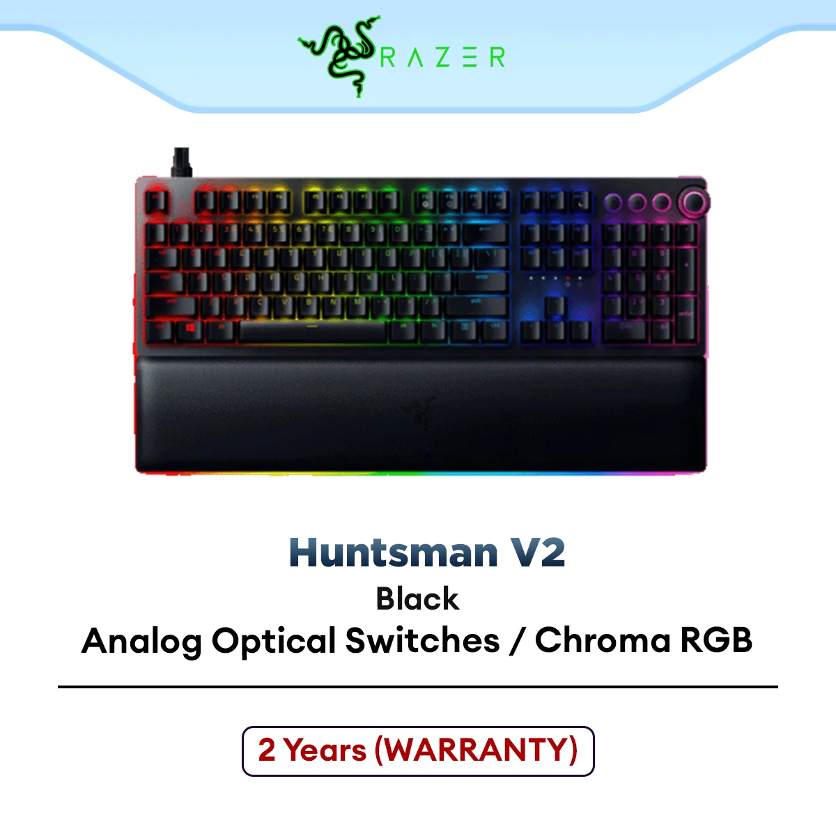 Razer Huntsman V2 Analog Gaming Keyboard / Japanese Layout / Analog Optical Switches / RGB