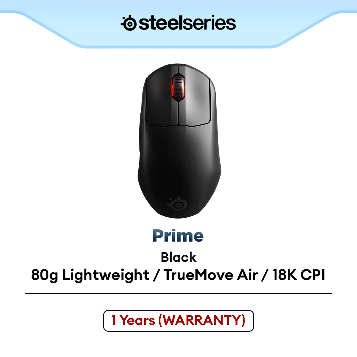 SteelSeries Prime Wireless Gaming Mouse (62593)