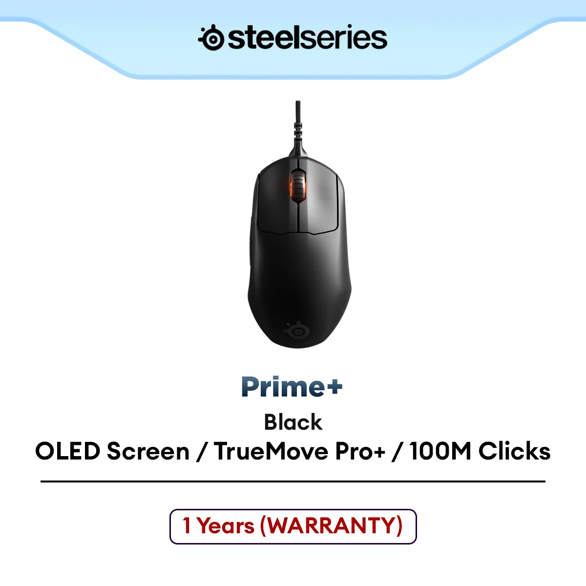 SteelSeries PRIME+ Tournament-Ready Pro Series Gaming Mouse (62490)