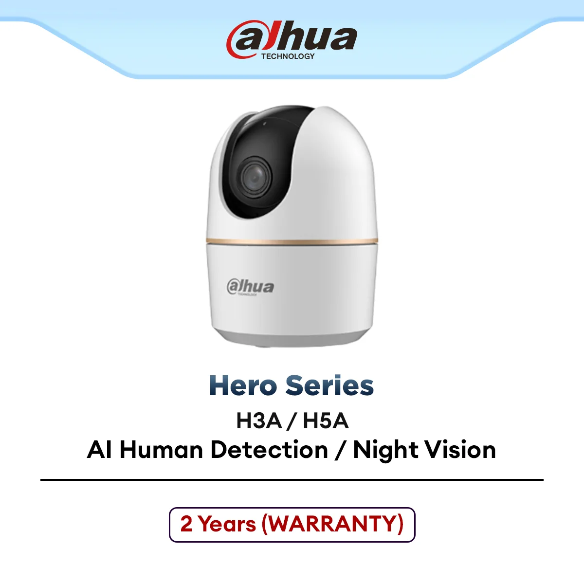 Dahua Hero A1 DH-H3A | DH-H5A Indoor Fixed-focal Wi-Fi Pan & Tilt Network Security Camera