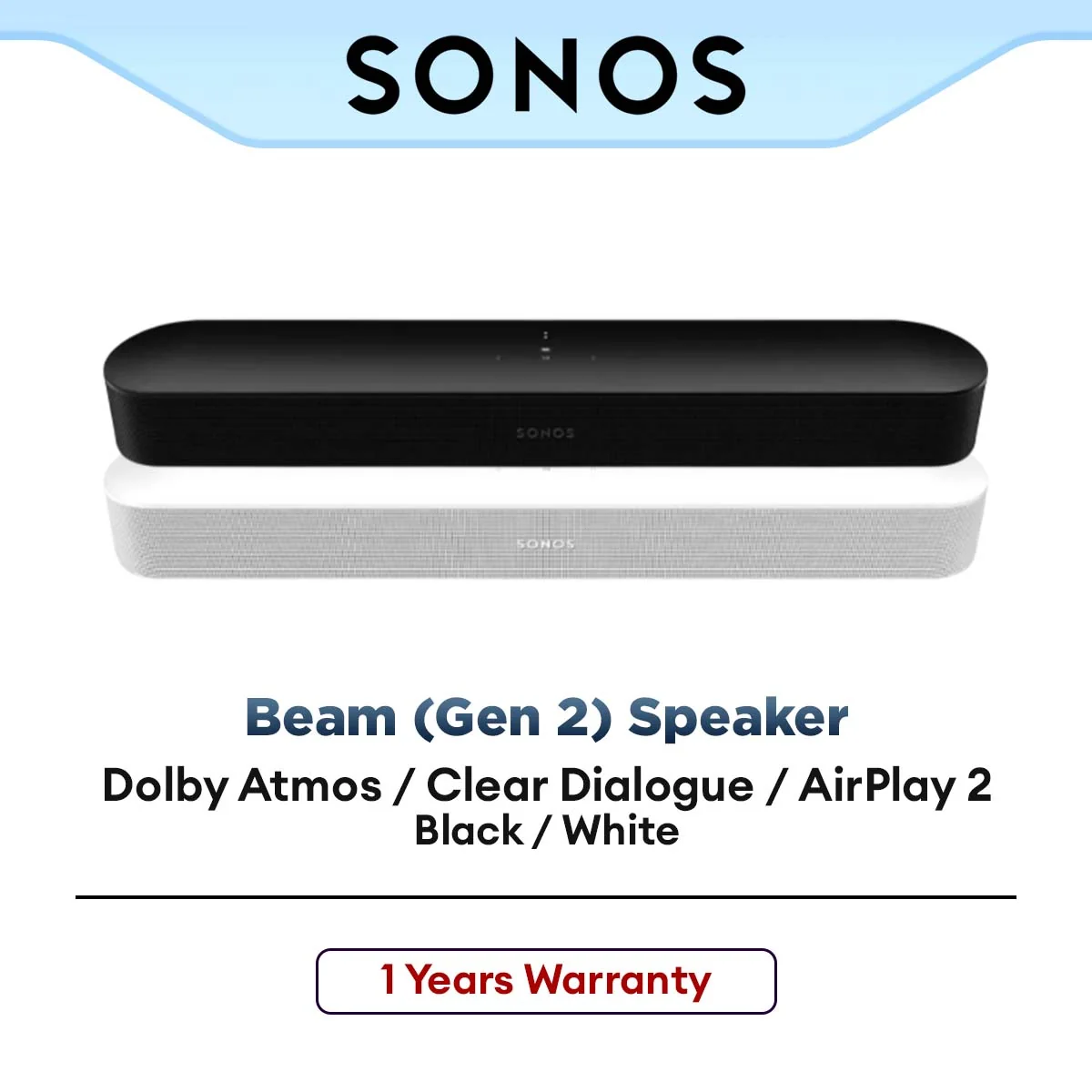 Sonos Beam (Gen 2) Speaker