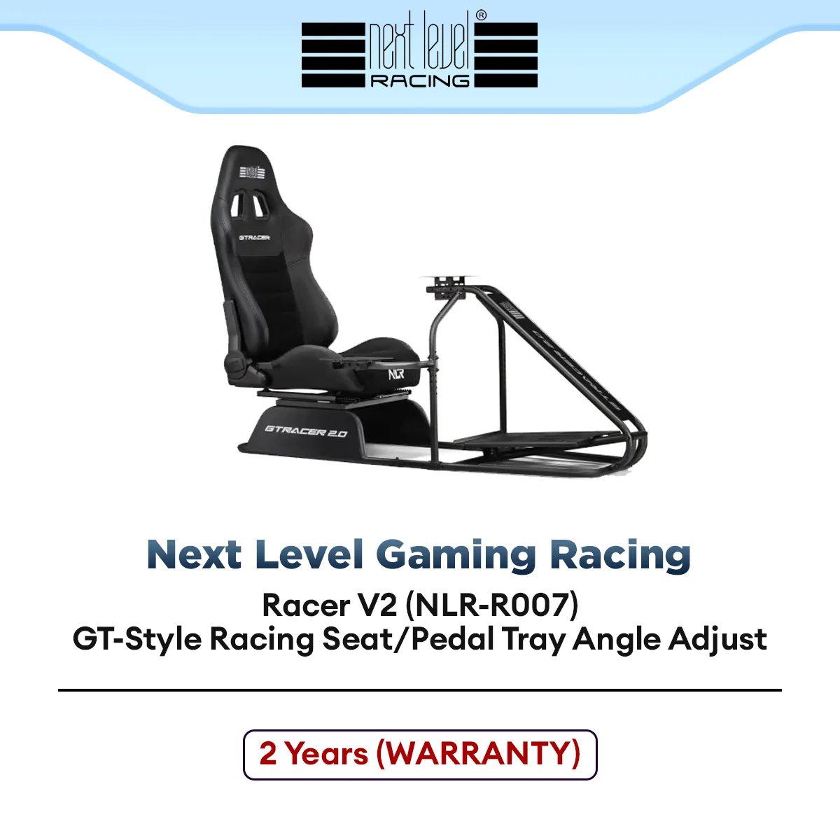 Next Level Gaming Racing Chair Simulator Cockpit GT Racer V2