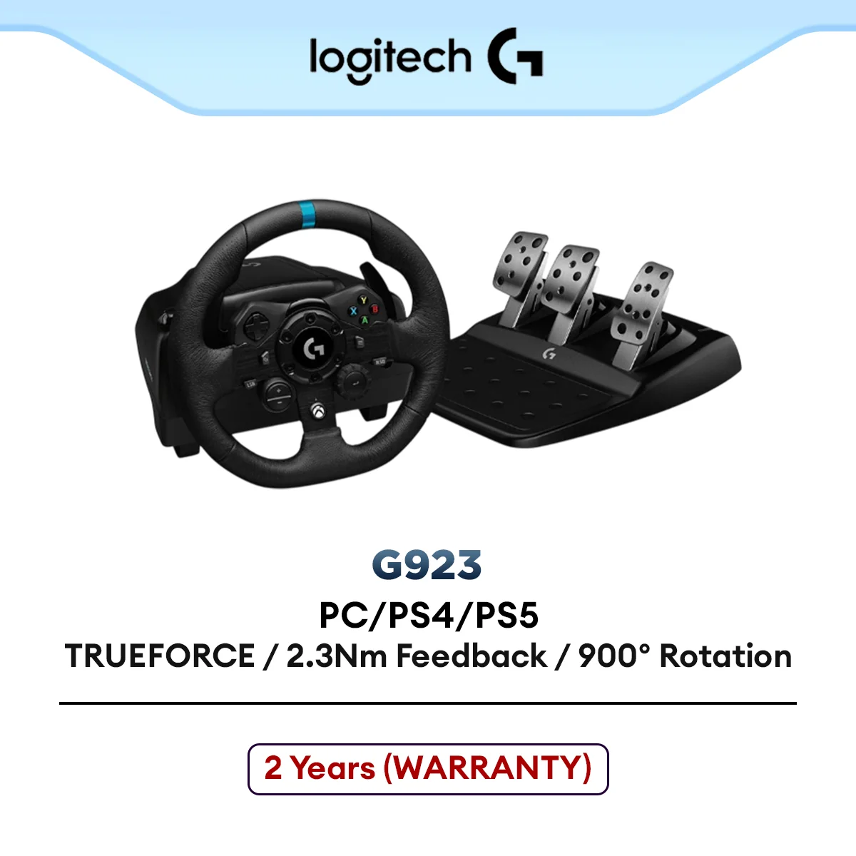 Logitech G923 TRUEFORCE Driving Wheel
