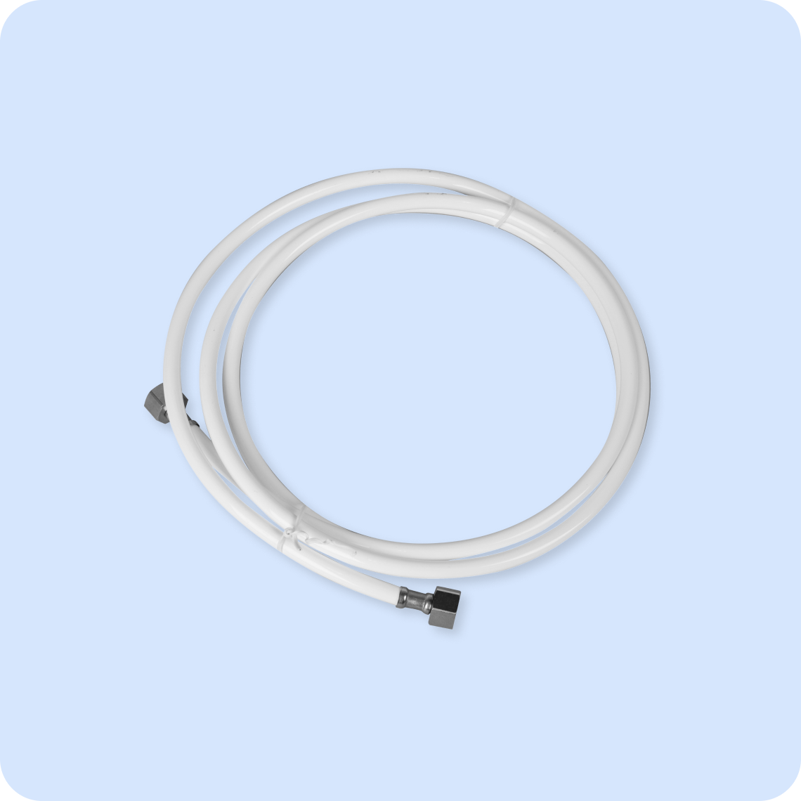 9' Polyurethane Tube with Dual Brass 3/8" Compression Fittings for Spa/Oasis