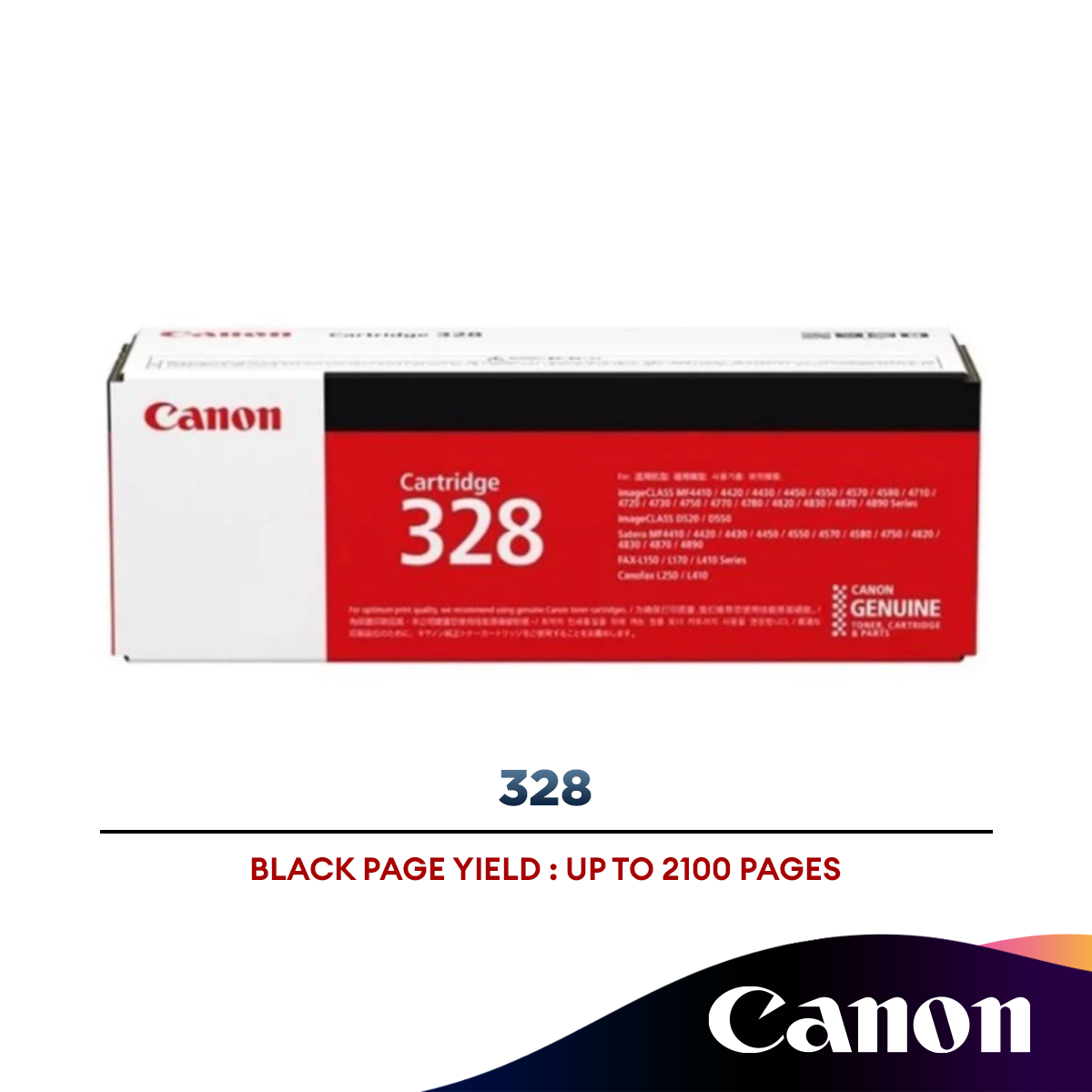 Canon Black 328 Toner Cartridge (Black)