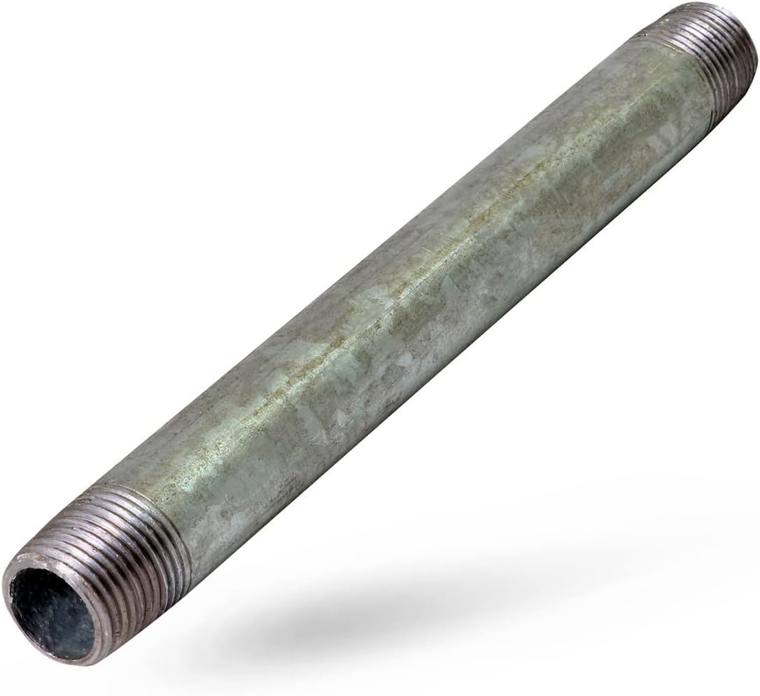 Galvanized Steel Pipe Nipple Fitting 1″ x 10″