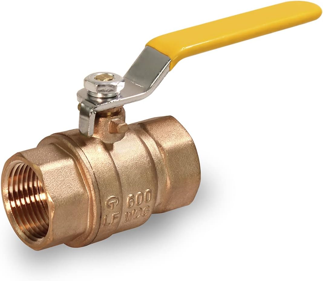 Midline Valve Full Port Brass Ball Valve 1 Inch FIP