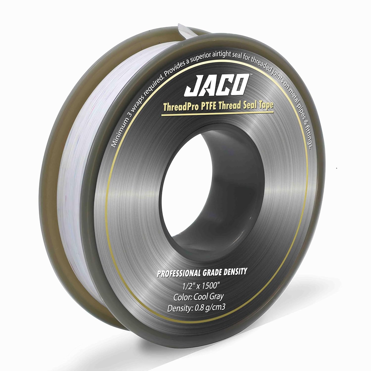 JACO PTFE Thread Seal Tape 1/2″ x 125ft Mega Roll