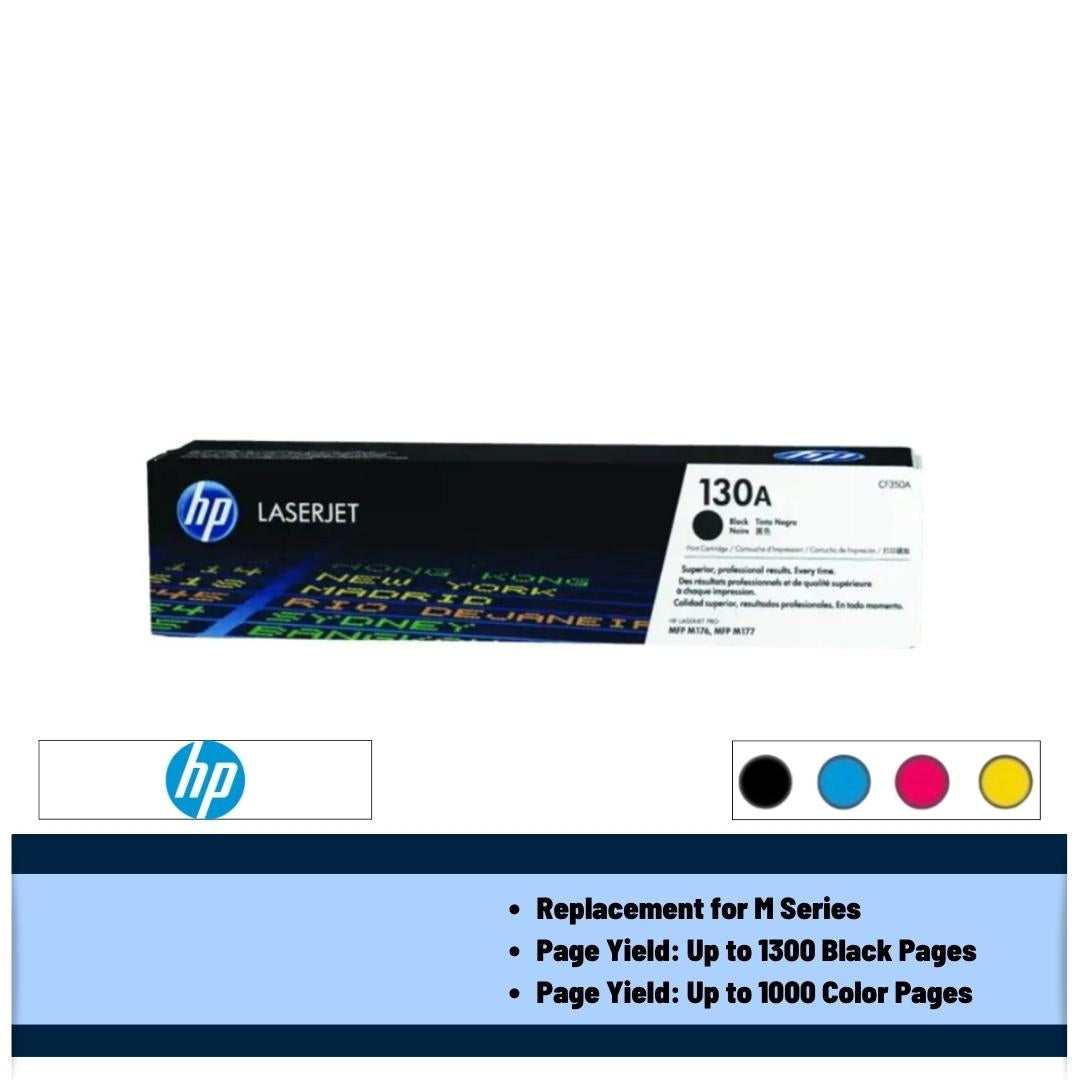 HP 130A Toner Cartridge (Black/Cyan/Magenta/Yellow)