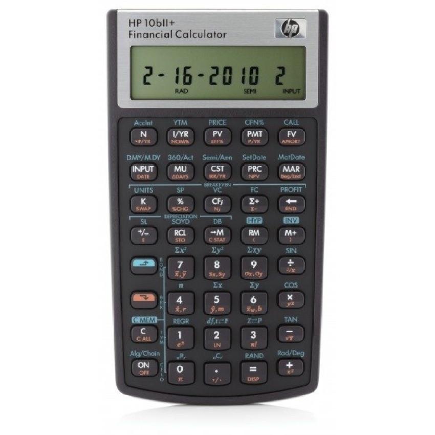 HP 10BII+ Financial Calculator NW239-90001 | Hewlett Packard Financial Calculator 10Bll Plus | Black